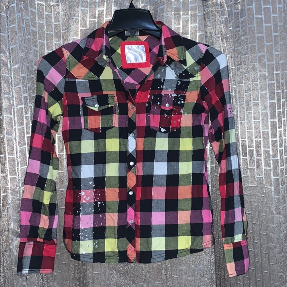 Justice Flannel top